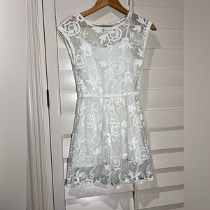 Hollister White Lace Dress